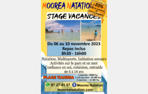 Stage Vacances - Novembre