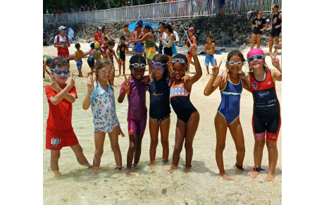 Bravo à tous les jeunes qui ont participé au triathlon de Tiahura