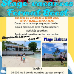 Stage vacances natation
